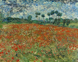 Makové pole, Auvers-sur-Oise, 1890